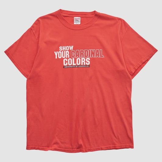 Louisville Cardinals Soffe 2000s T-shirt - Red - M by Fanatics Real Vintage