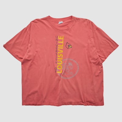 Louisville Cardinals Ultimate Sportswear 90s T-shirt - Red - 2XL by Fanatics Real Vintage