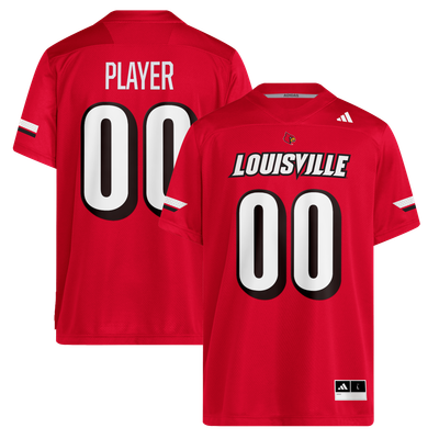  Louisville Cardinals adidas Home NIL Pick-A-Player Replica Football Jersey - Red