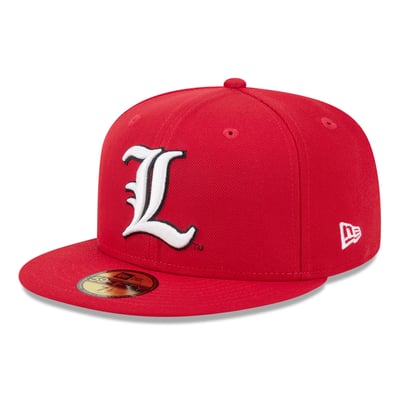 Louisville Cardinals New Era Core 59FIFTY Fitted Hat - Red