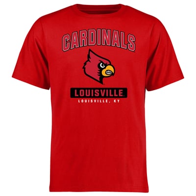 Louisville Cardinals Campus Icon T-Shirt - Red