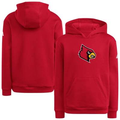 Louisville Cardinals adidas Youth Basketball Hoodie - Red
