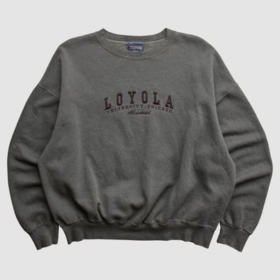 Loyola Chicago Ramblers Jansport 90s Pullover Sweatshirt - Gray - M by Fanatics Real Vintage