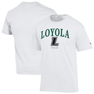  Loyola Greyhounds Champion Arch Dad Jersey T-Shirt - White