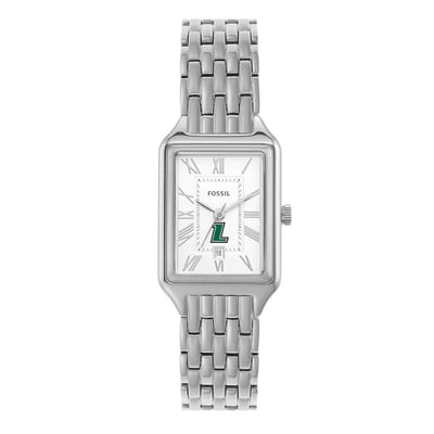 Loyola Greyhounds Fossil Women's Raquel Three-Hand Date Stainless Steel Watch