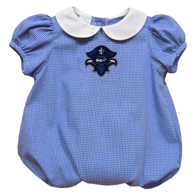  New Orleans Privateers Vive La Fete Girls Infant Puffy Bubble Dress - Blue