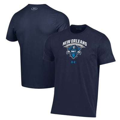 New Orleans Privateers Under Armour Logo Performance T-Shirt - Navy