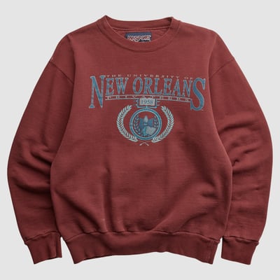 New Orleans Privateers Jansport 2000s Pullover Sweatshirt - Maroon - XXS by Fanatics Real Vintage