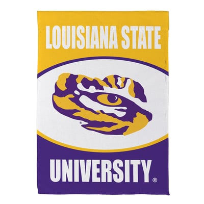  LSU Tigers 12.5" x 28" Scoped Logo Double-Sided Suede Garden Flag