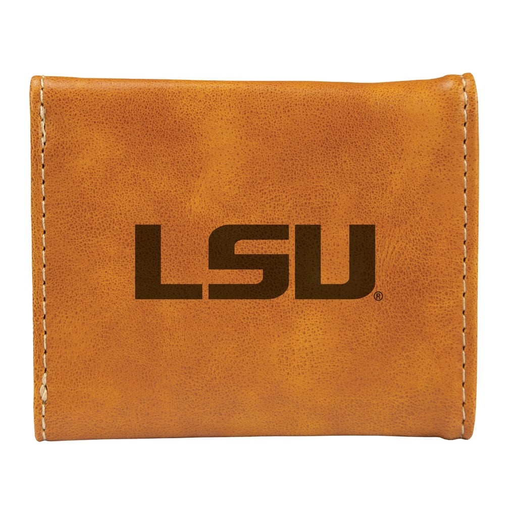 LSU Tigers Trifold Wallet - Brown