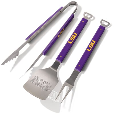 LSU Tigers Fanpoint 3-Piece Team BBQ Set