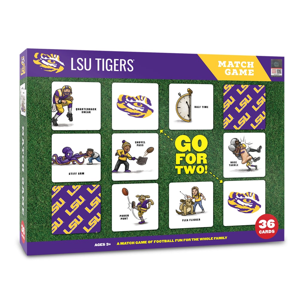LSU Tigers Fanpoint Licensed Memory Match Game