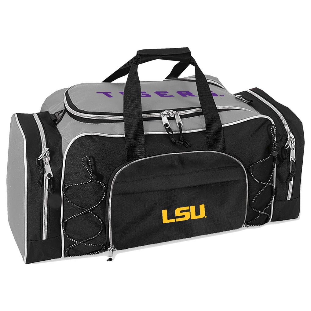 LSU Tigers Action Duffel Bag - Gray