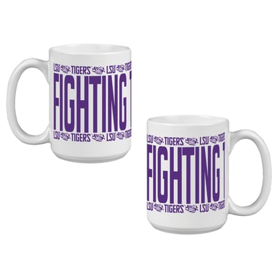 Indigo Falls LSU Tigers Elevated Mug - Set of 2
