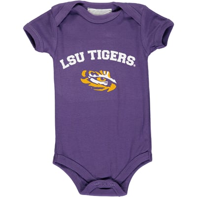 LSU Tigers Infant Arch & Logo Bodysuit - Purple