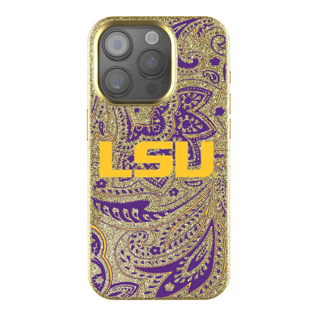LSU Tigers Keyscaper Paisley Bling iPhone Case