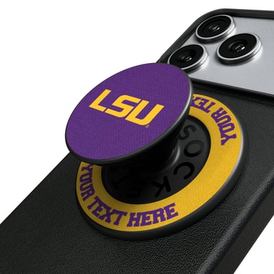 LSU Tigers Keyscaper Personalized PopSockets Magnetic Phone Grip & Stand