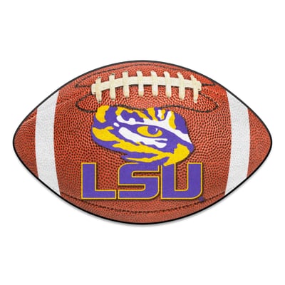 LSU Tigers Logo Brands 22" x 29.5" Football Mat