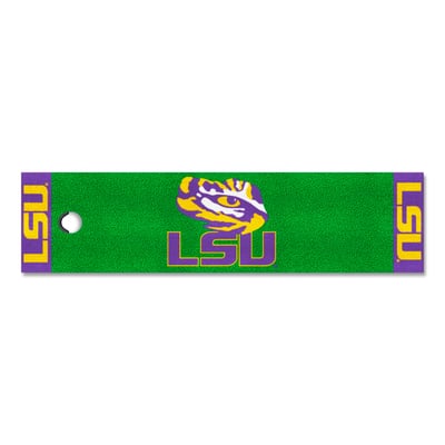 LSU Tigers Logo Brands Putting Green Mat