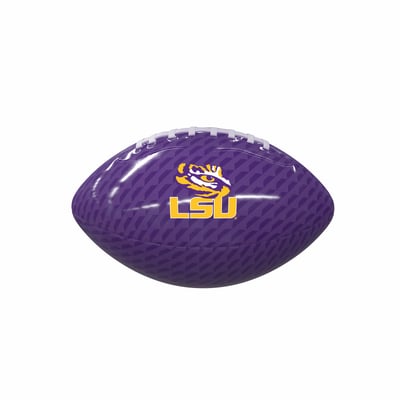 LSU Tigers Logo Brands Rubber Glossy Mini Football