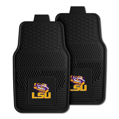 LSU Tigers Logo Brands Two-Piece Vinyl Car Mat Set