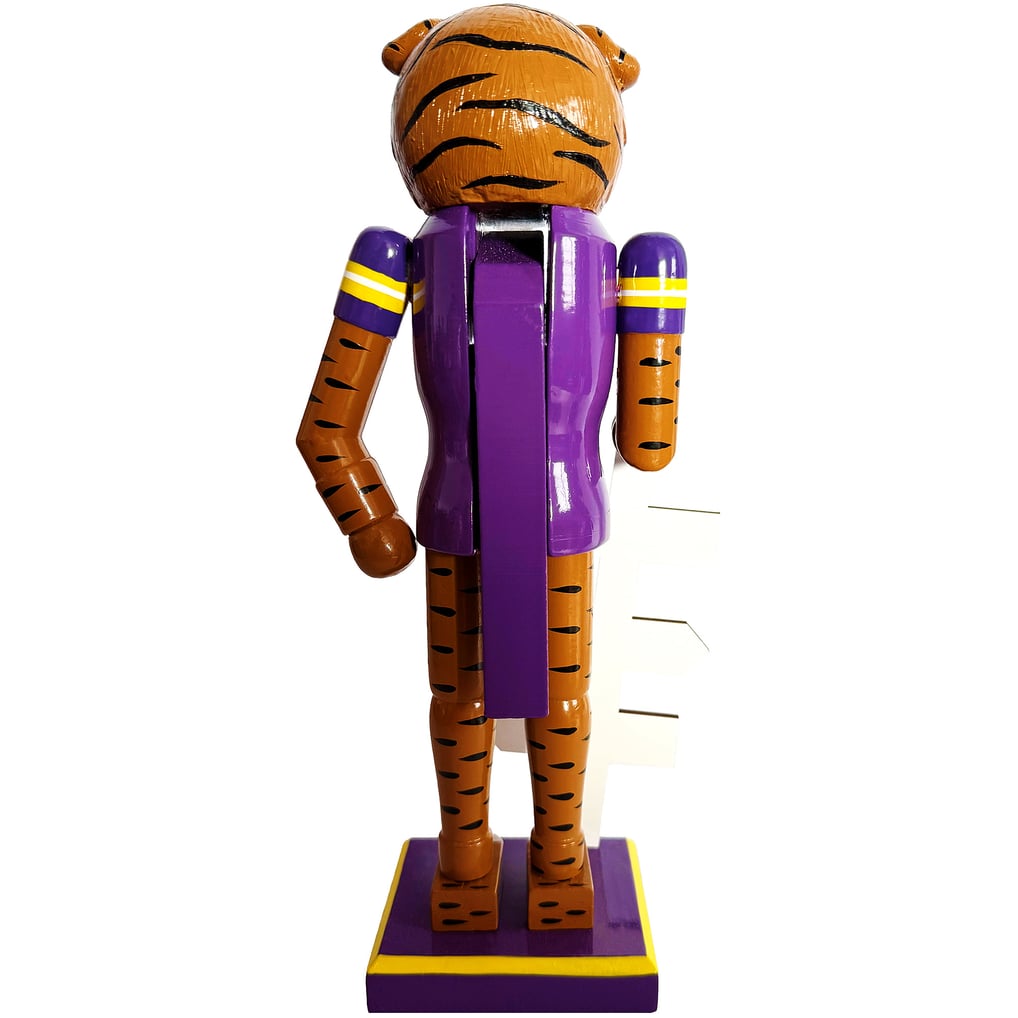 LSU Tigers 12" Mascot Nutcracker