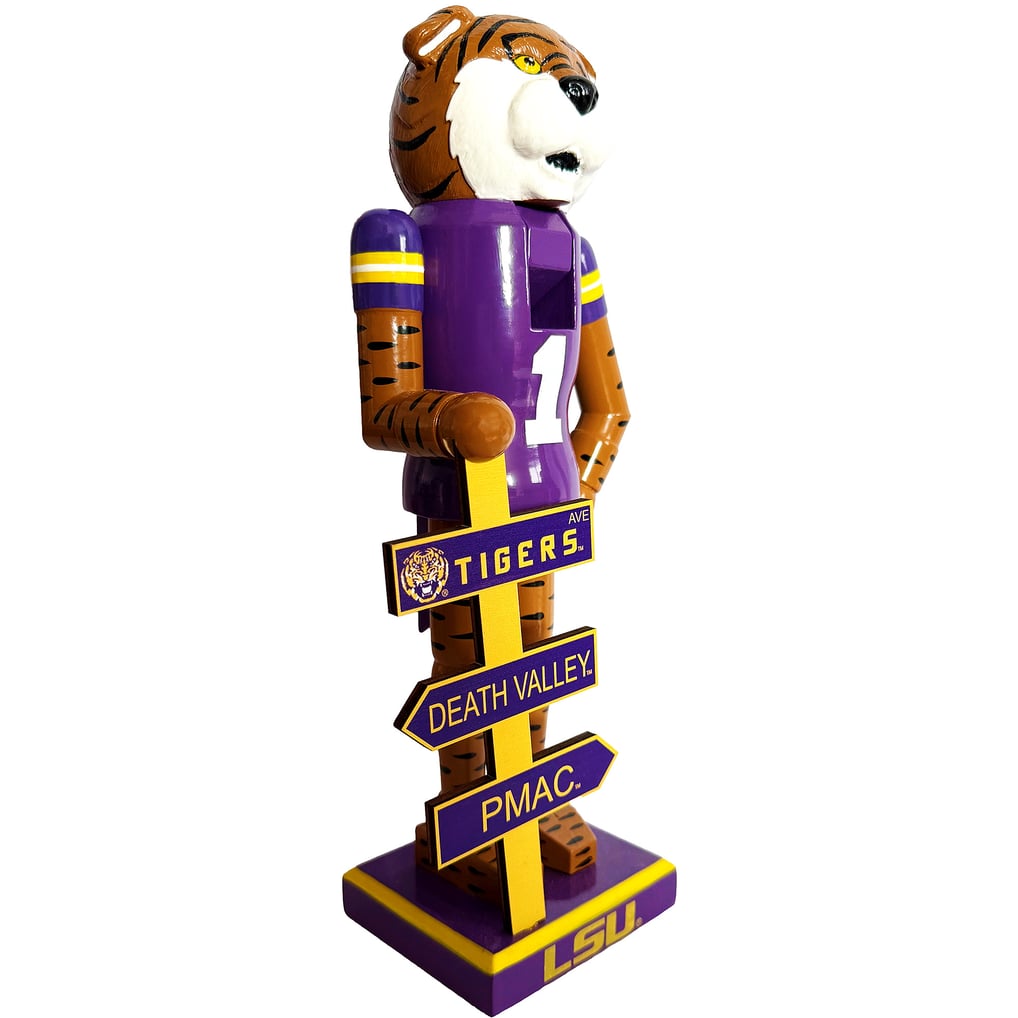 LSU Tigers 12" Mascot Nutcracker