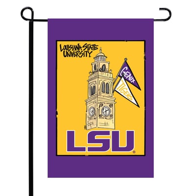 LSU Tigers 12" x 18" Double-Sided Garden Flag