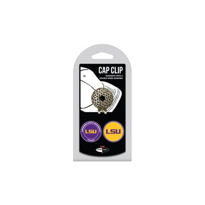 LSU Tigers Cap Clip with 2 Magnetic Markers Set