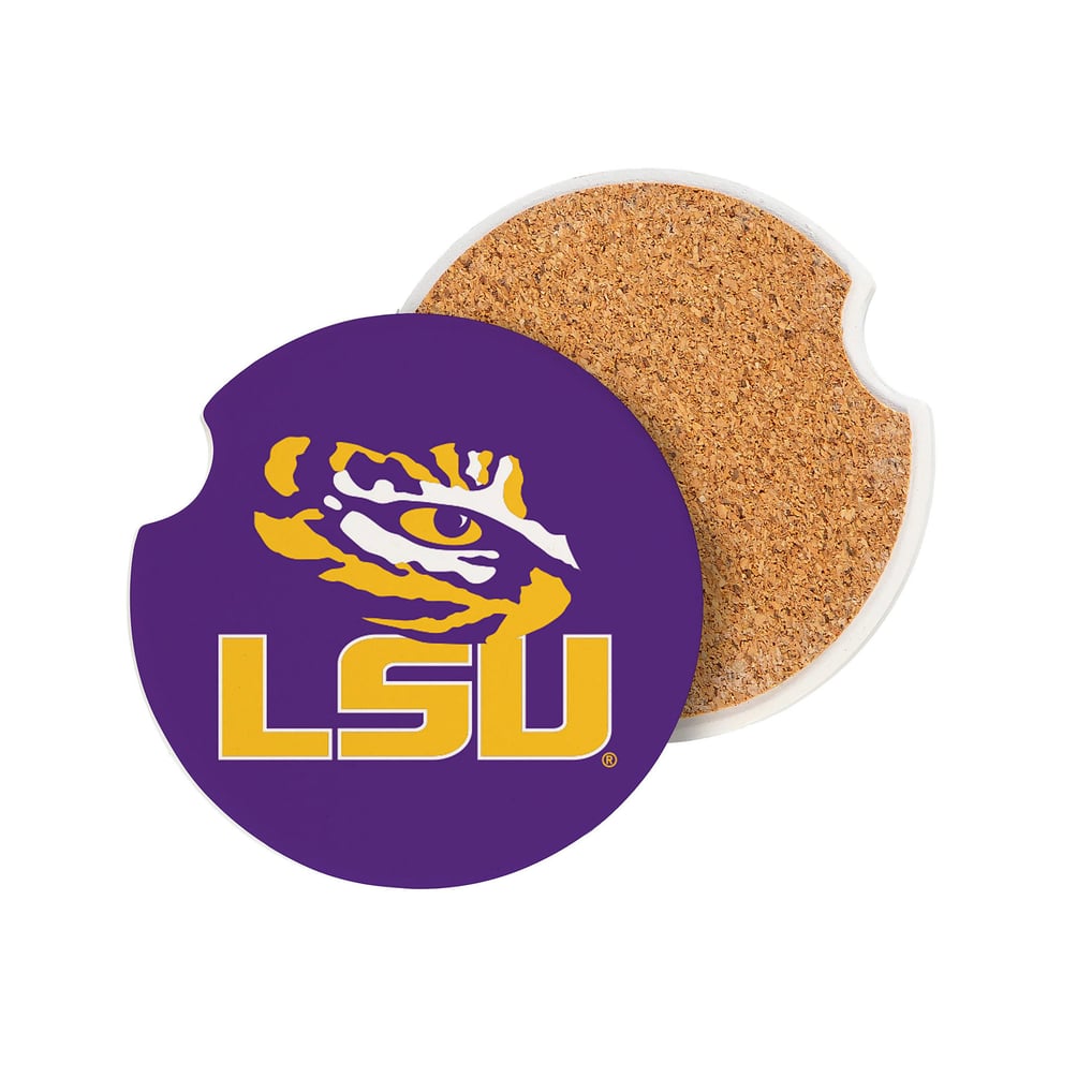 LSU Tigers Ceramic Car Coaster Four-Piece Set