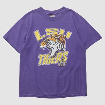 LSU Tigers Red Oak 2000s T-shirt - Purple - M by Fanatics Real Vintage