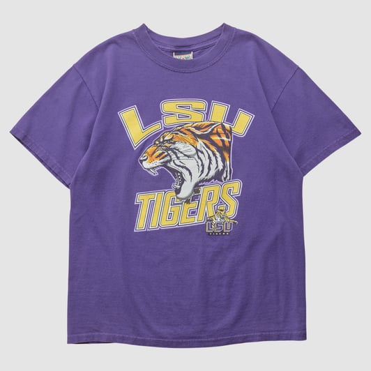 LSU Tigers Red Oak 2000s T-shirt - Purple - M by Fanatics Real Vintage