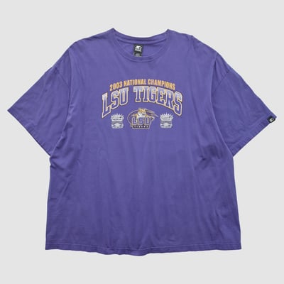 LSU Tigers Starter 2003 T-shirt - Purple - 3XL by Fanatics Real Vintage