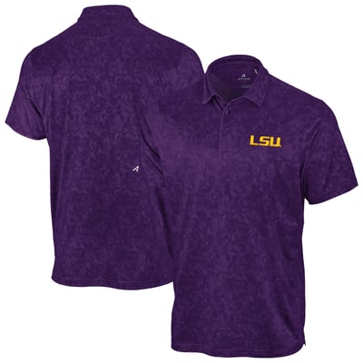 LSU Tigers Antigua Lush Polo - Purple
