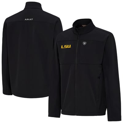  LSU Tigers Ariat Full-Zip Vernon Softshell Jacket - Black
