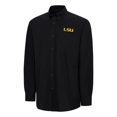  LSU Tigers Ariat Wrinkle Free Classic Button-Down Shirt - Black