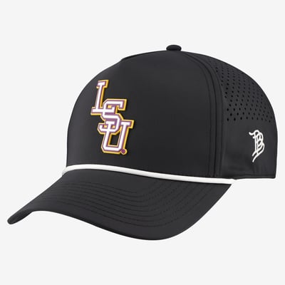  LSU Tigers Branded Bills Classic Adjustable Rope Hat - Black