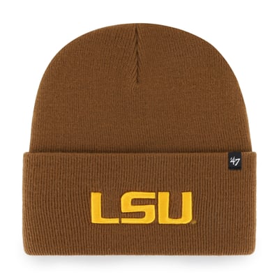LSU Tigers Carhartt x '47 Cuffed Knit Hat - Brown