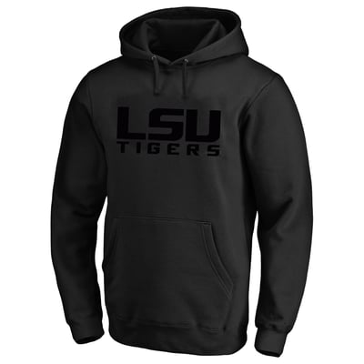  LSU Tigers Champion Big & Tall Tonal Hoodie - Black