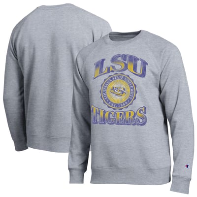 LSU Tigers Champion All-Star Sweatshirt - Heather Gray