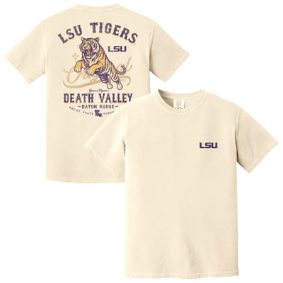  LSU Tigers Vintage Mascot T-Shirt - Cream