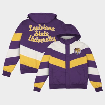  LSU Tigers Homefield Retro Full-Zip Jacket - Purple