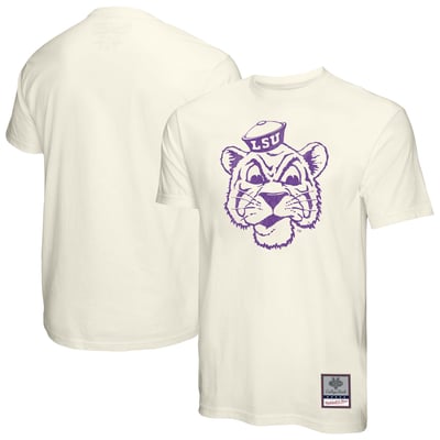  LSU Tigers Mitchell & Ness Vintage Tone T-Shirt - Cream
