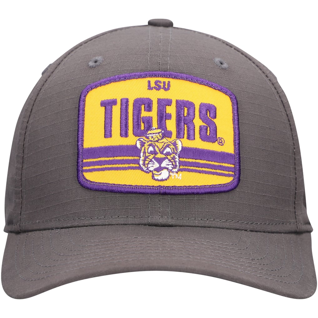 LSU Tigers New Era Team Elevated 9SEVENTY Stretch-Snap Adjustable Hat - Charcoal