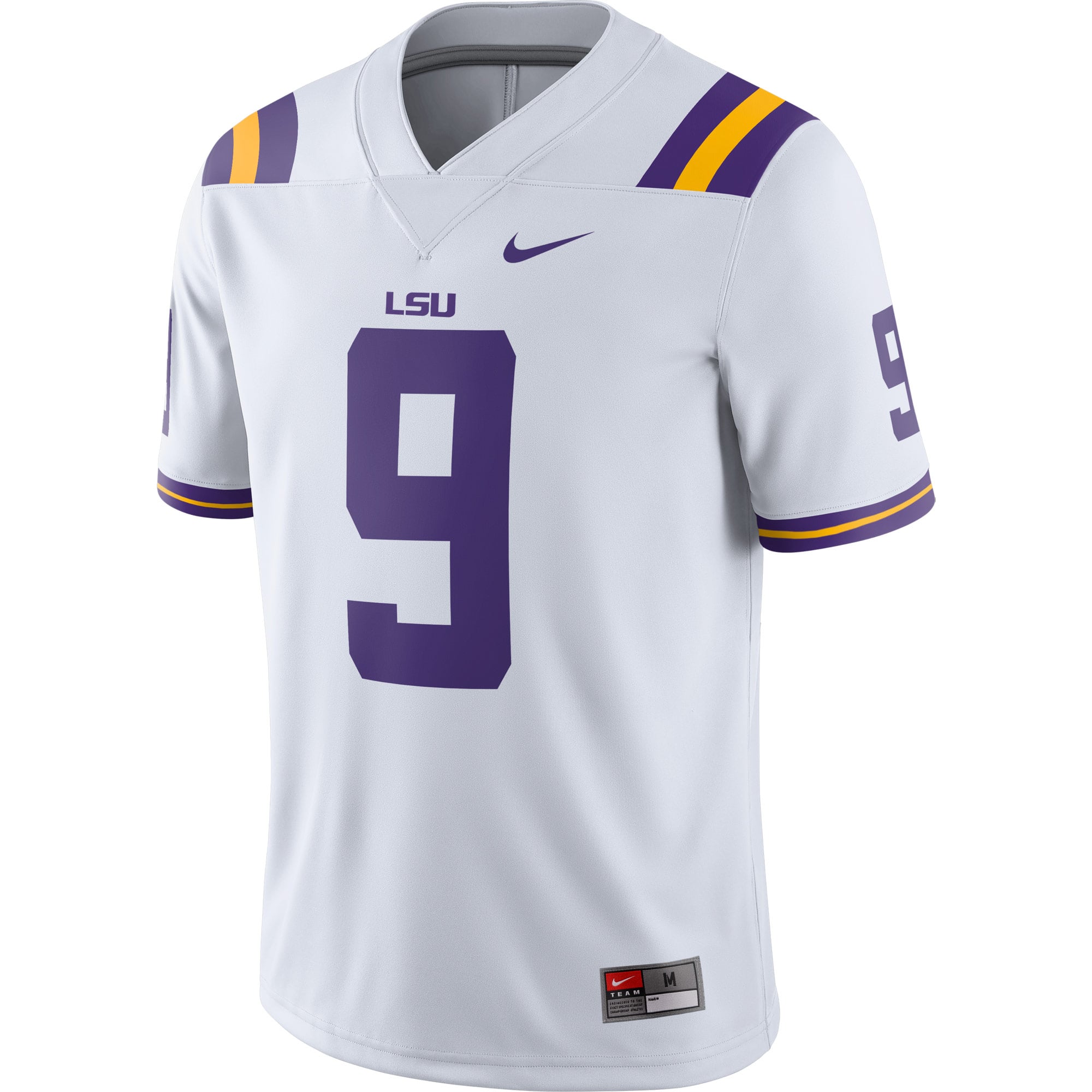 Joe Burrow LSU Tigers Nike Burreaux Alumni Player Jersey - White