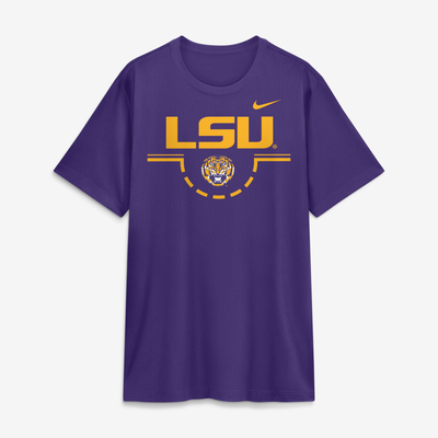  LSU Tigers Nike Courtside Legend T-Shirt - Purple