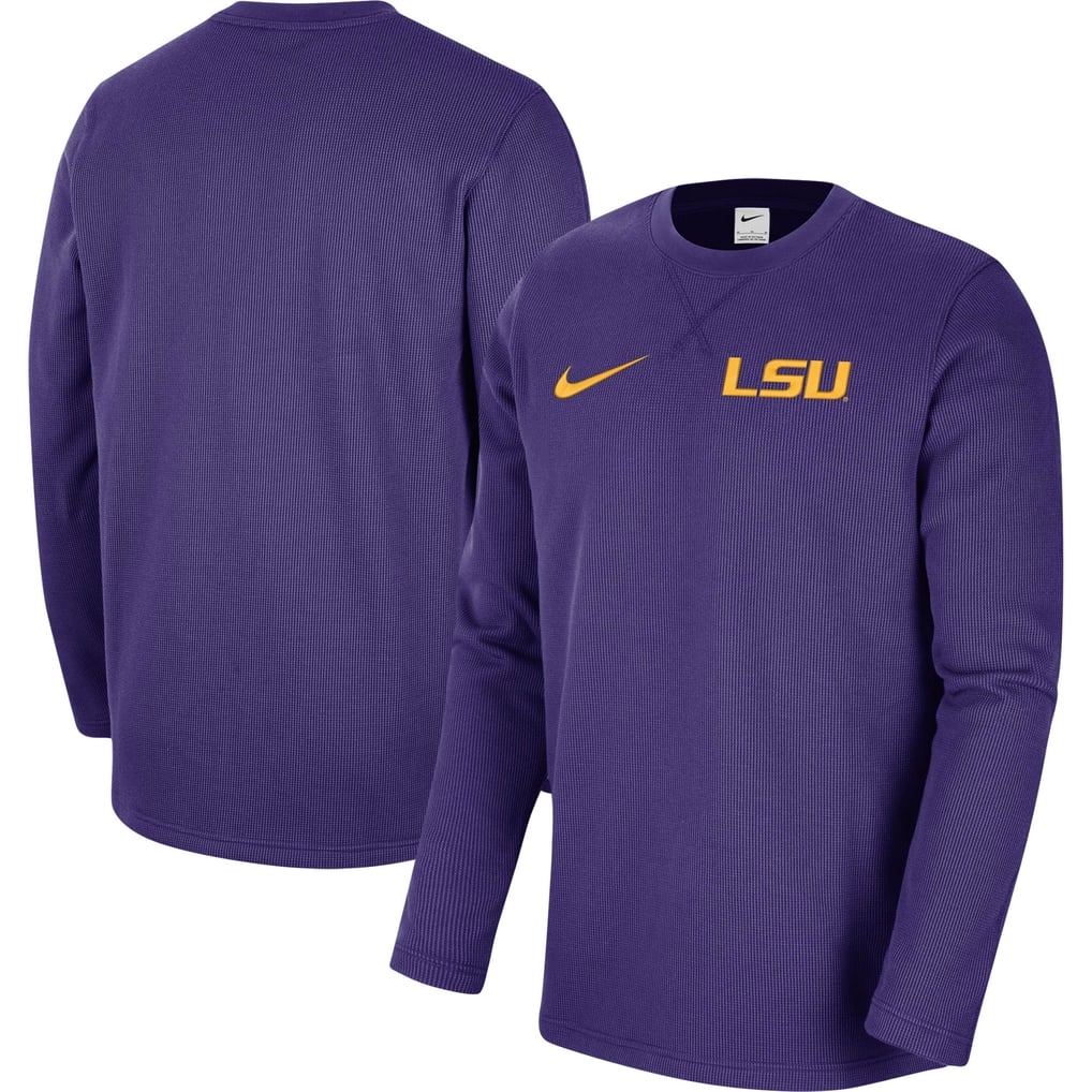 LSU Tigers Nike Pullover Sweatshirt - Purple