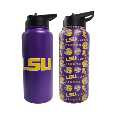LSU Tigers Pegasus Game Day Duo 41oz. Stainless Steel Water Bottle Set
