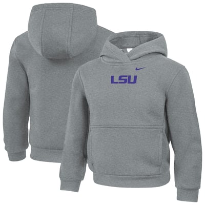 LSU Tigers Nike Preschool Core Hoodie - Gray