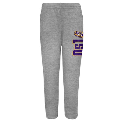 LSU Tigers Outerstuff Preschool Jet Stream Jogger Pants - Gray